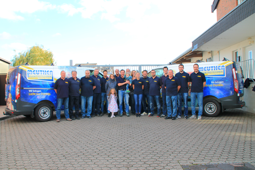 Das Team der Firma Meuthen Elektrotechnik